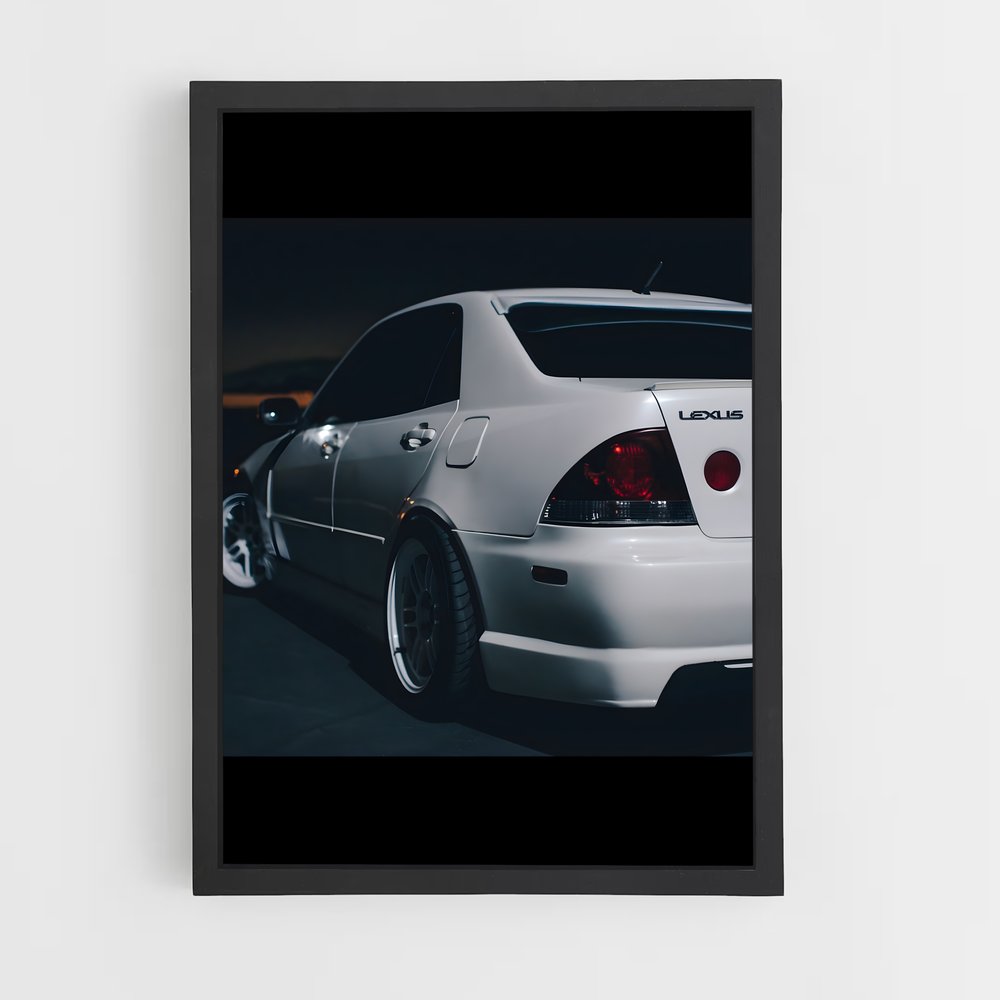 Poster Voiture Nocturne – affiche Lexus (vue 2)